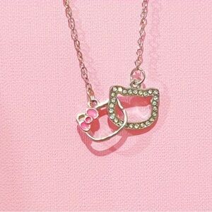 Hello Kitty Rhinestone Necklace